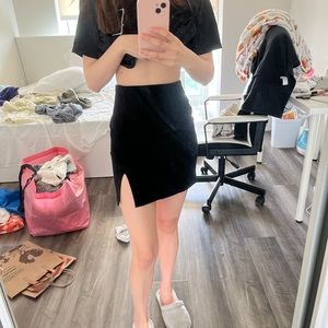 Windsor black mini skirt